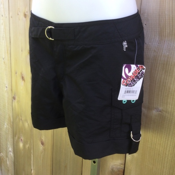 Powder room black cargo board shorts size 5 - Picture 4 of 11